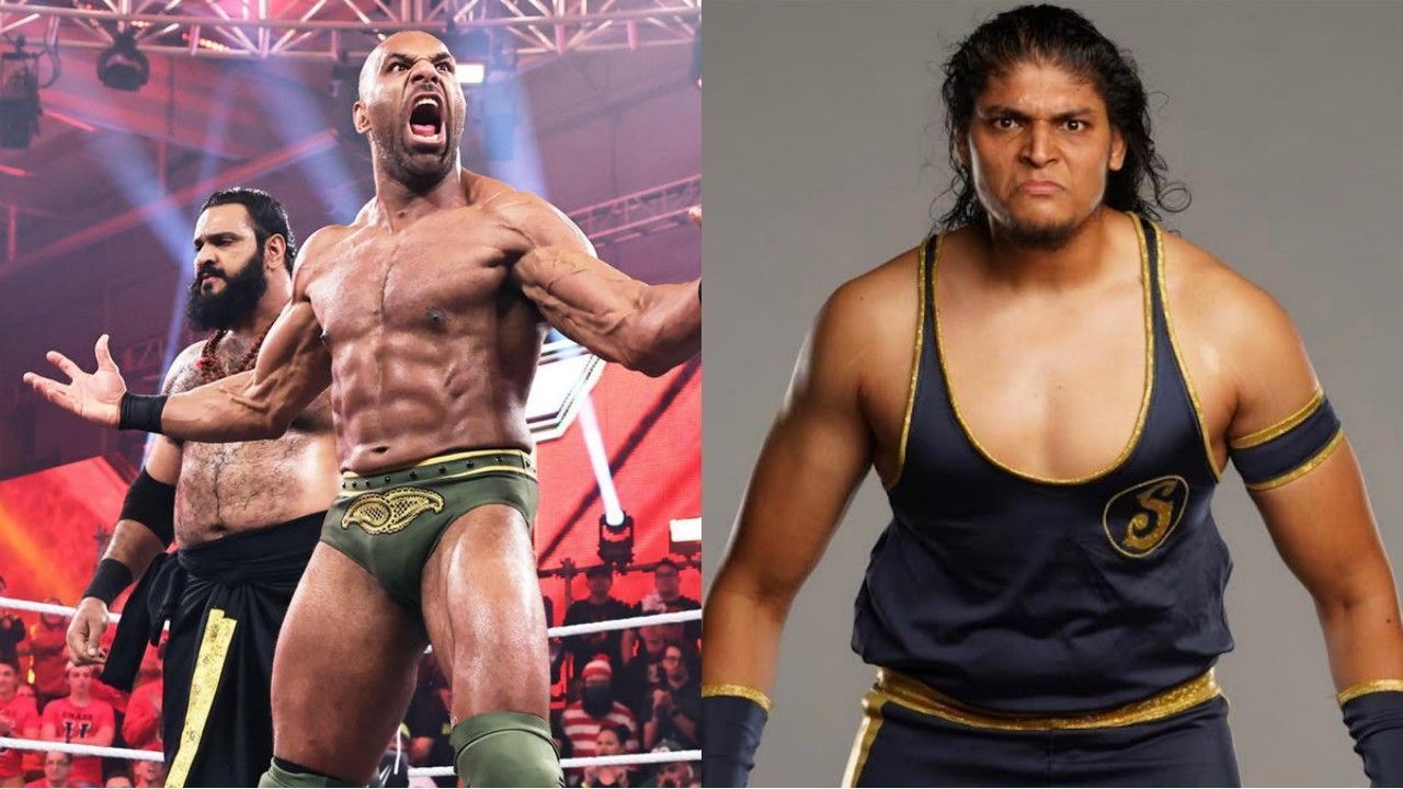 WWE सुपरस्टार्स सौरव गुर्जर, जिंदर महल और शैंकी 