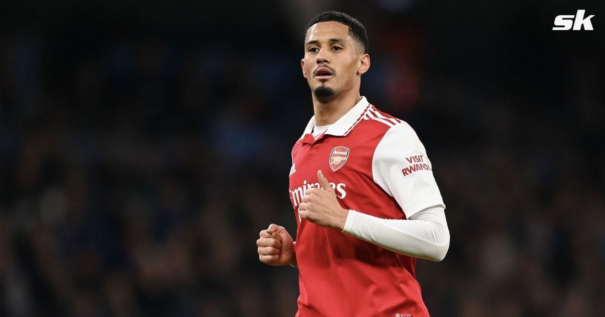 Arsenal stars Gabriel Magalhaes and William Saliba involved in heated bust-up after Leicester City clash.