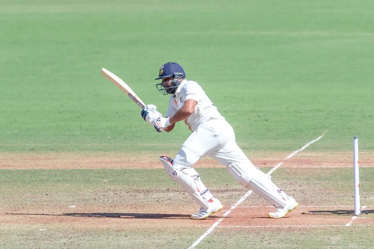 Rohit Sharma was more circumspect on Day 2 of the Nagpur Test. [P/C: BCCI]