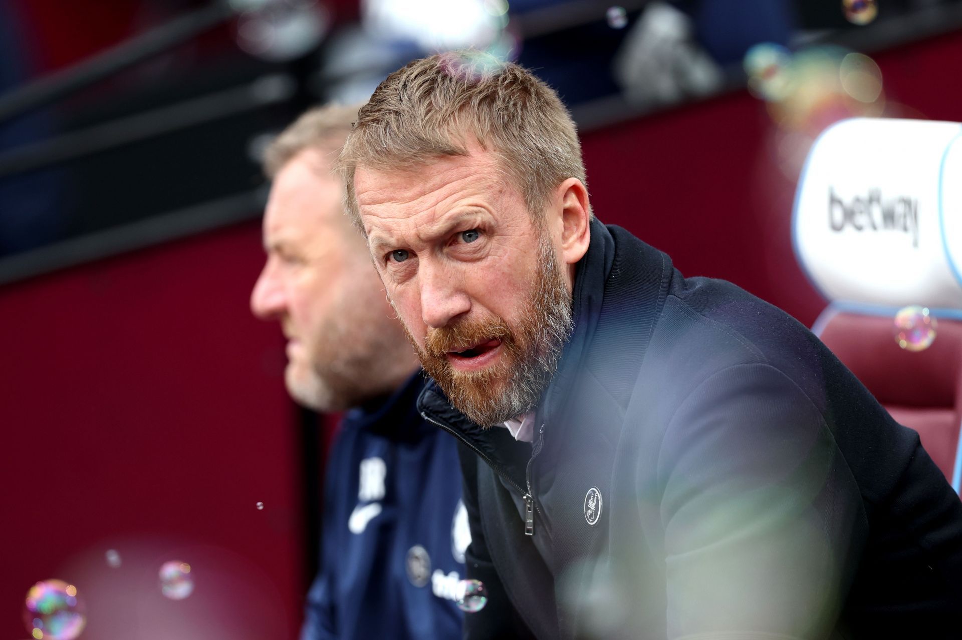 Graham Potter is feeling the heat at Stamford Bridge.