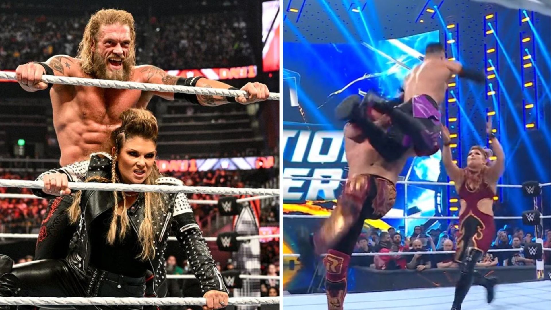 Edge and Beth Phoenix got a clinical win at WWE Elimination Chamber 2023