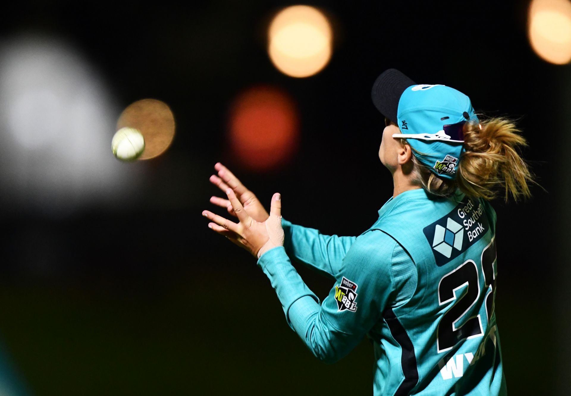 Danielle Wyatt in action for Brisbane Heat. Pic: Getty Images