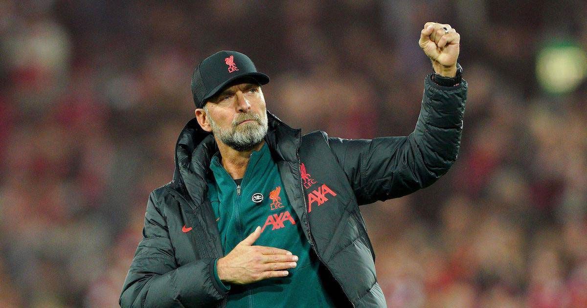 Liverpool manager Jurgen Klopp reacts during a match.