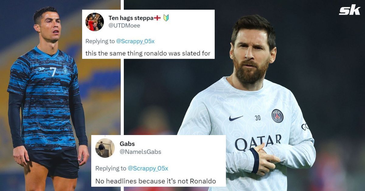 Fans drew Lionel Messi and Ronaldo comparison