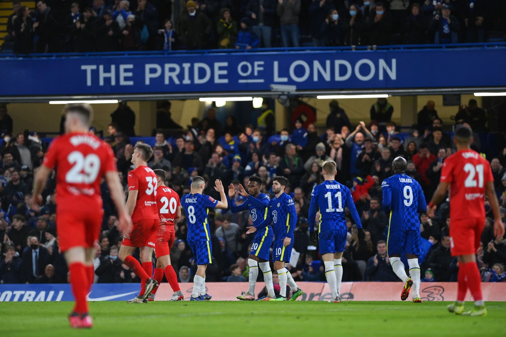 Kovacic captained Chelsea against Chesterfield in the Emirates FA Cup Third Round