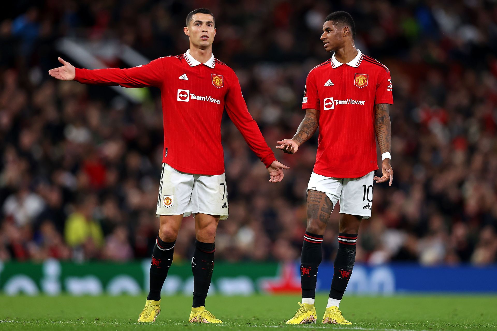 Rashford (right) has become Manchester United's protagonist.