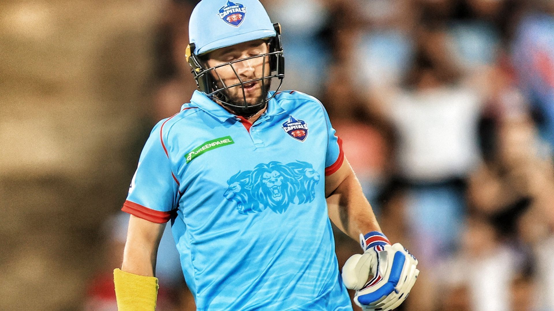 Wayne Parnell walked out to bat despite injury against MI Cape Town (P.C.:Twitter)