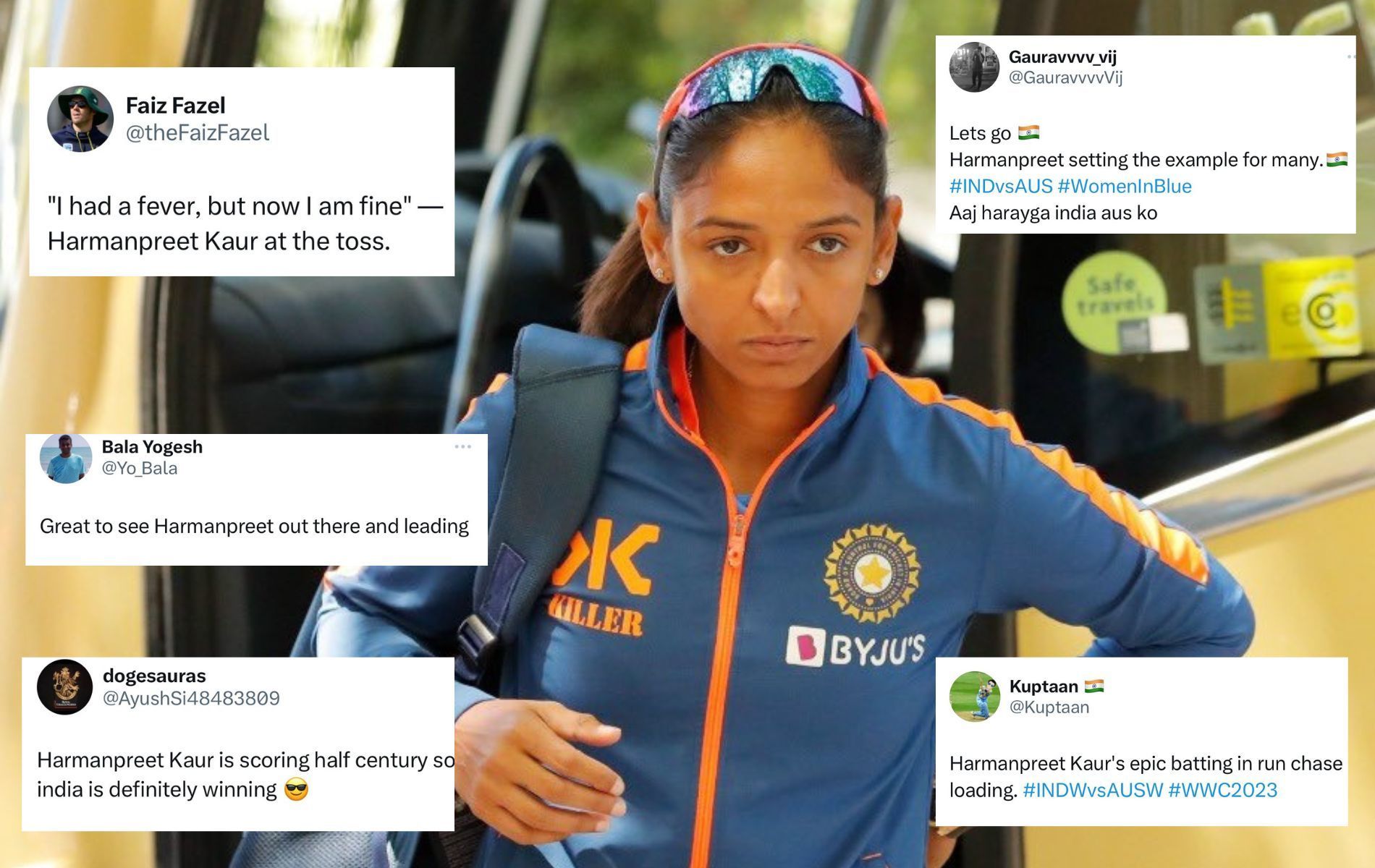 Team India captain Harmanpreet Kaur. (Pics: Twitter)