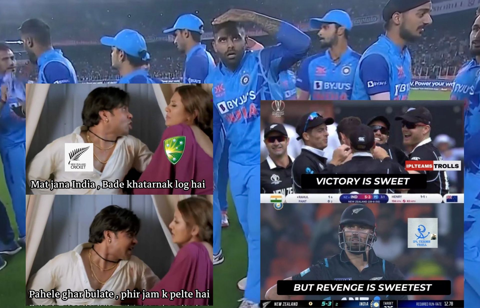 Fans react after India seal the 3-match T20I series against New Zealand. 