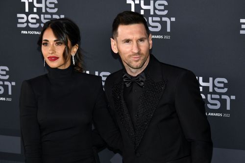 Lionel Messi (right) was adjudged the best FIFA men’s player for 2022