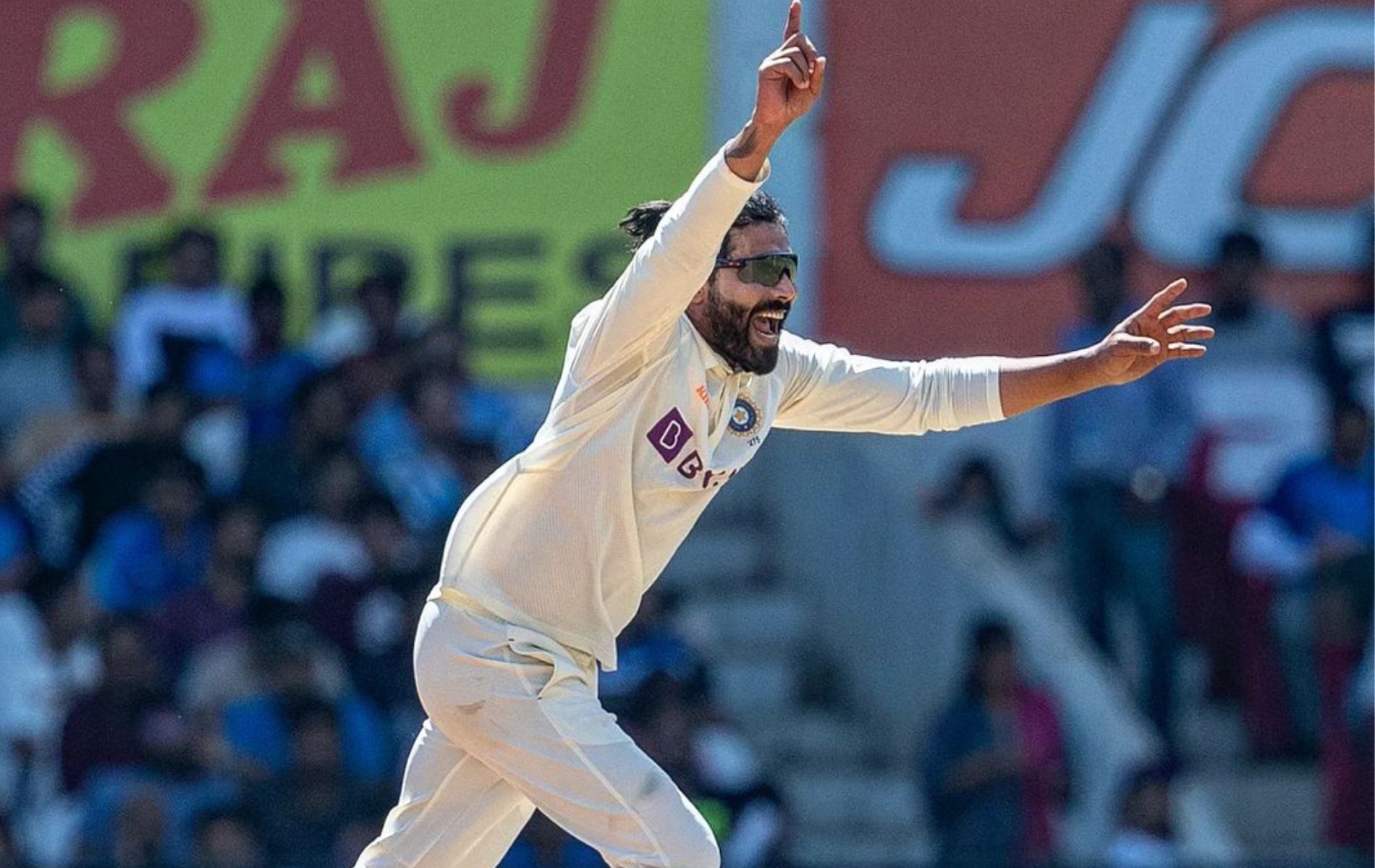 Ravindra Jadeja was the Player of the Match of 1st IND vs AUS Test. (Pic: BCCI)
