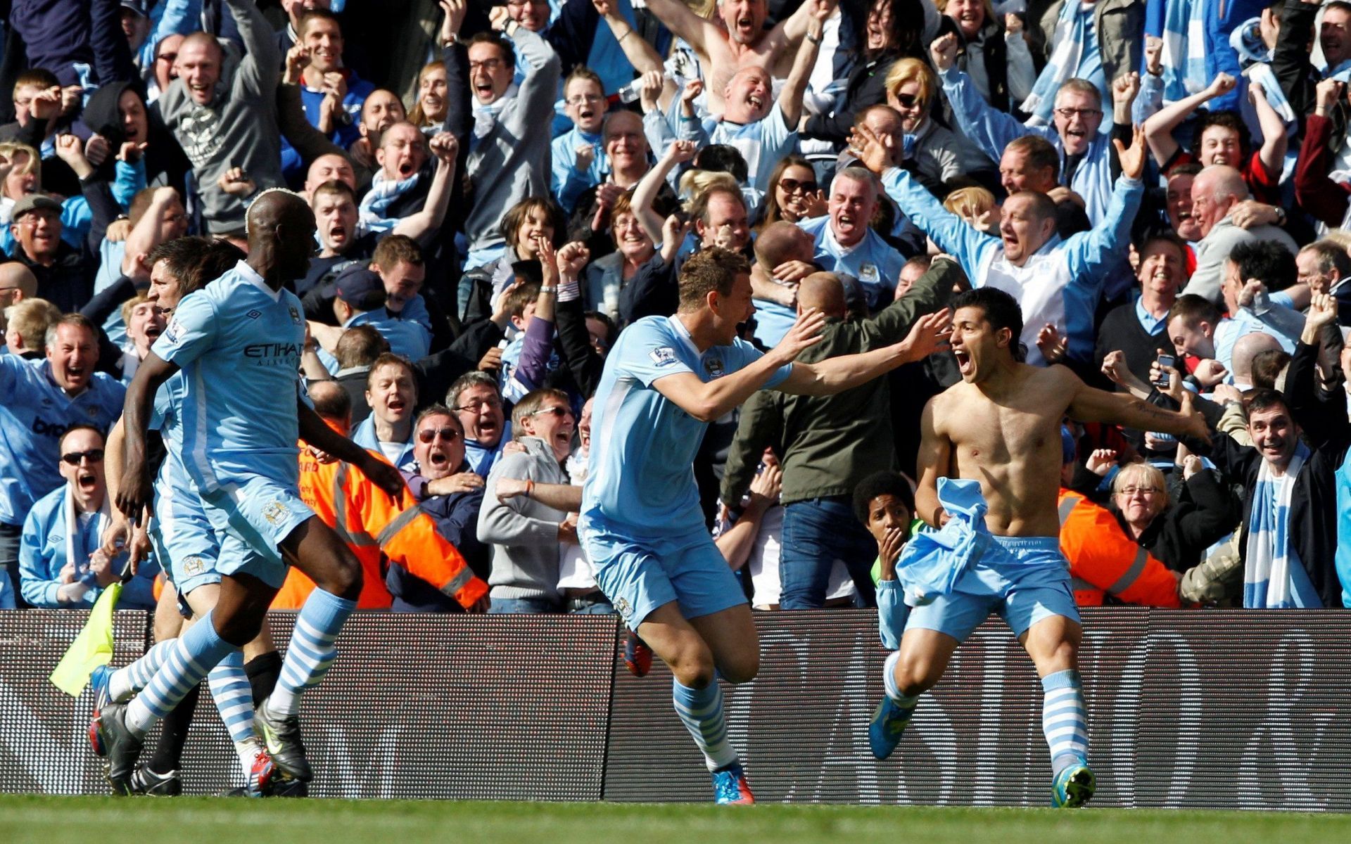 Sergio Aguero's last-minute winner against QPR during the 2011/12 Premier League season is one of the greatest sporting moments