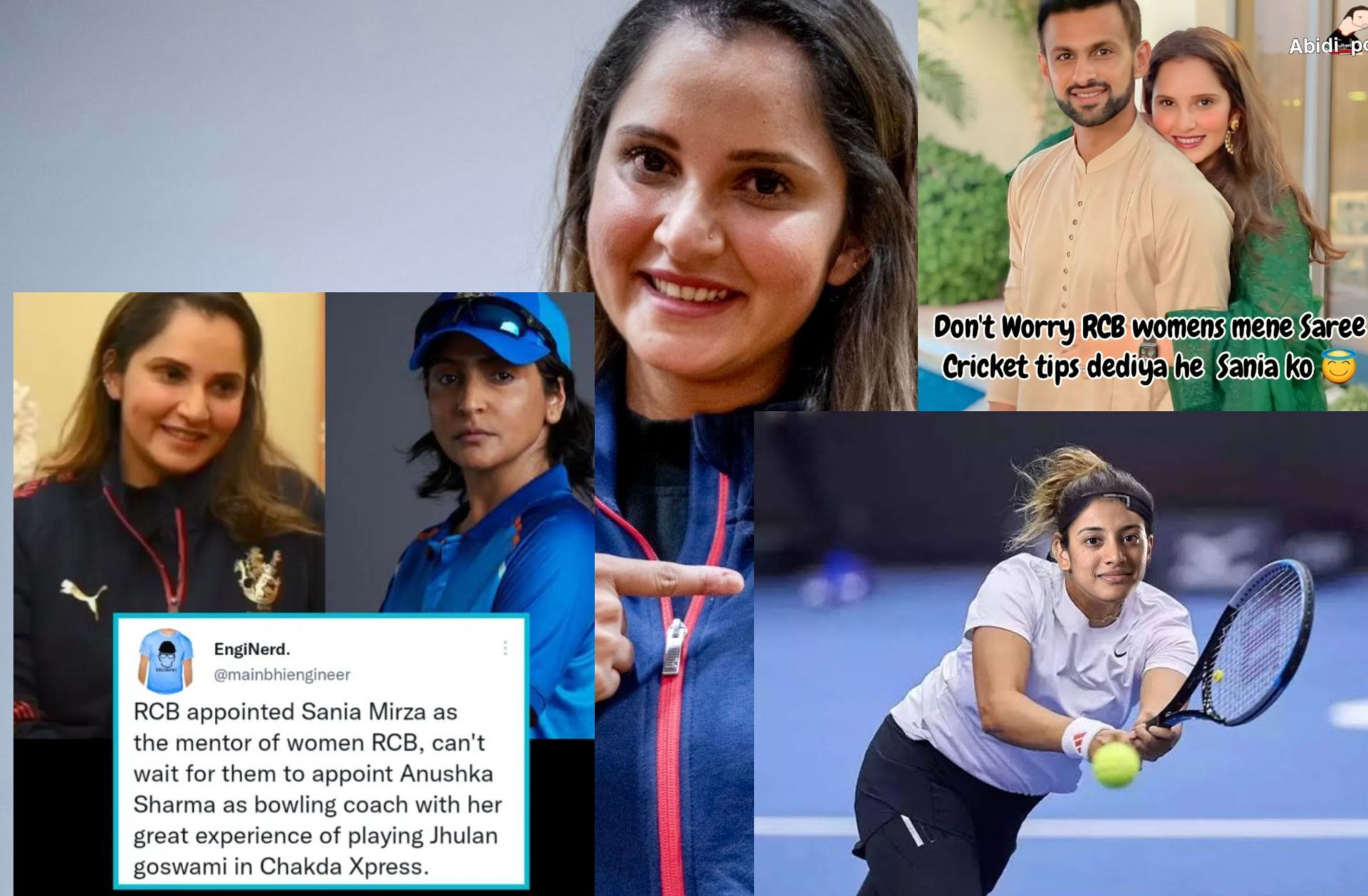 Fans react after Sania Mirza joins RCB as a mentor for WPL. 