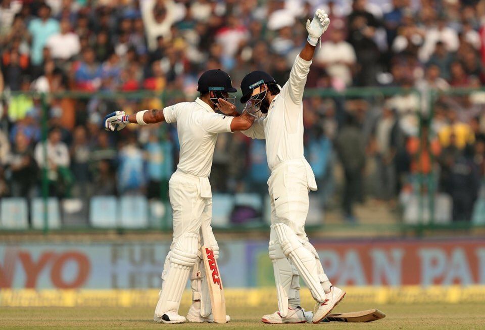 India won their last Test played in Delhi against Sri Lanka [Pic Credit: BCCI]