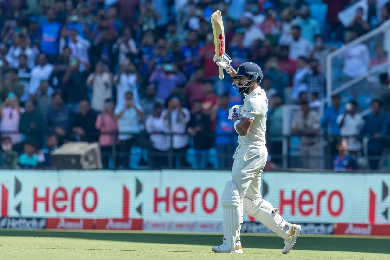 Virat Kohli was brilliantly caught by Alex Carey behind the wickets. [P/C: BCCI]