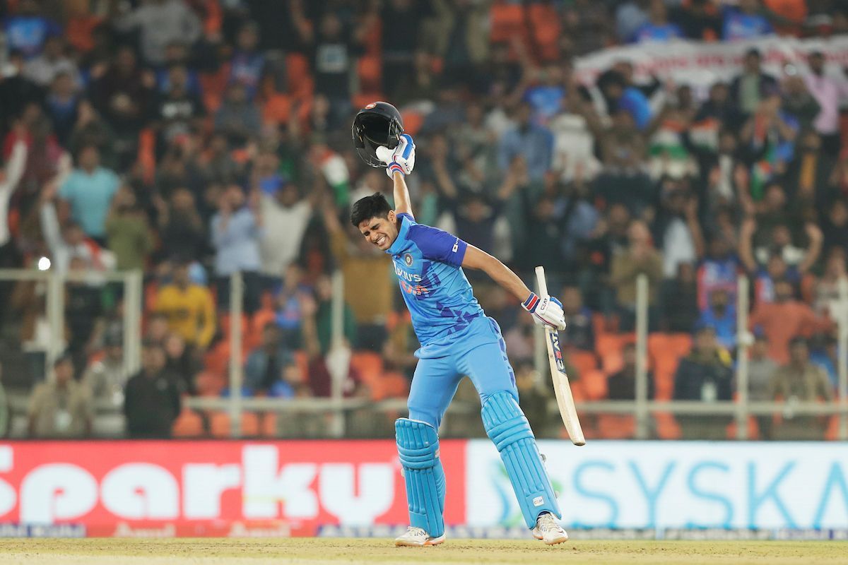 Shubman Gill hammered a century as India coasted to victory