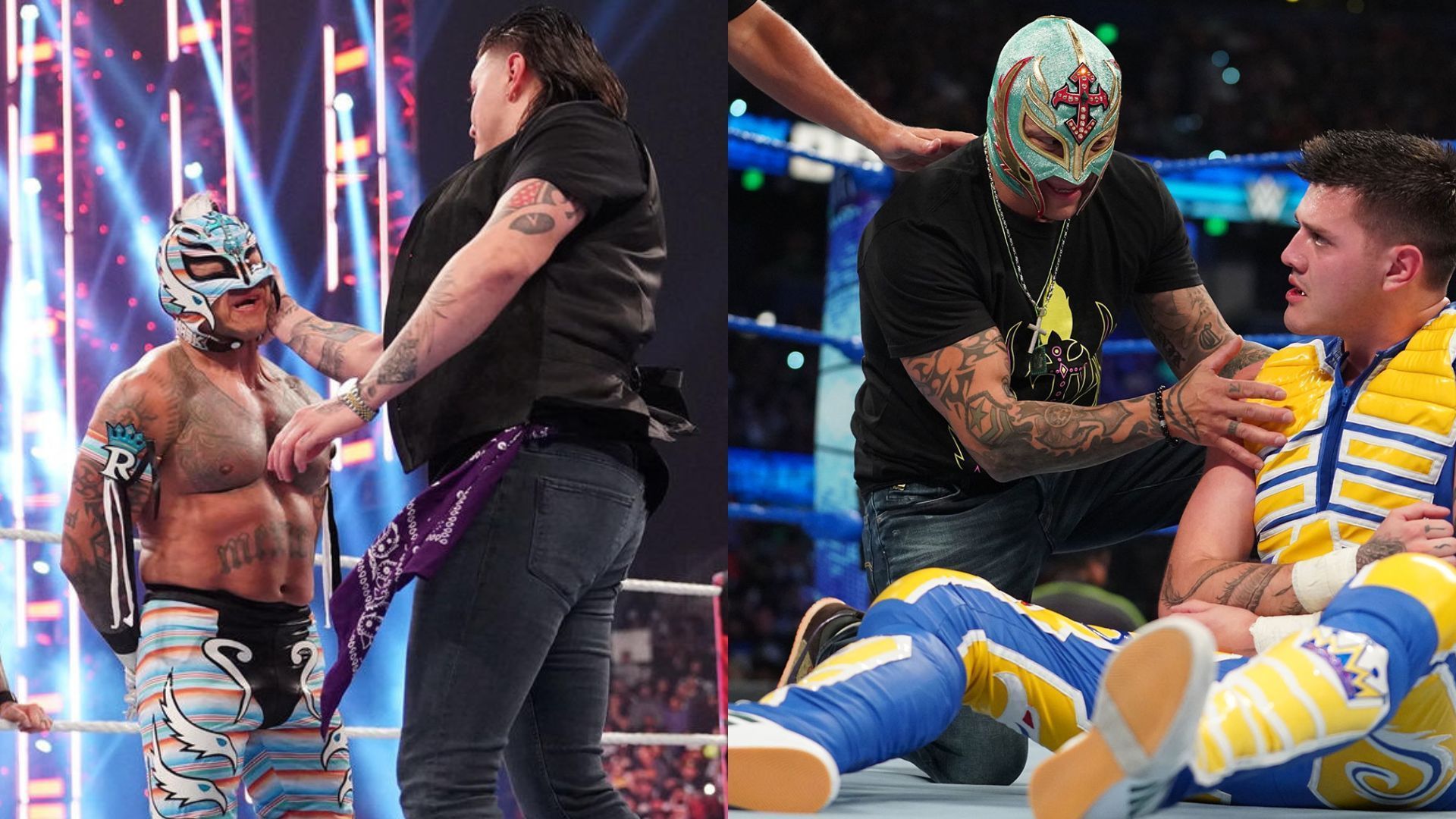 Rey Mysterio will be busy on SmackDown tonight.