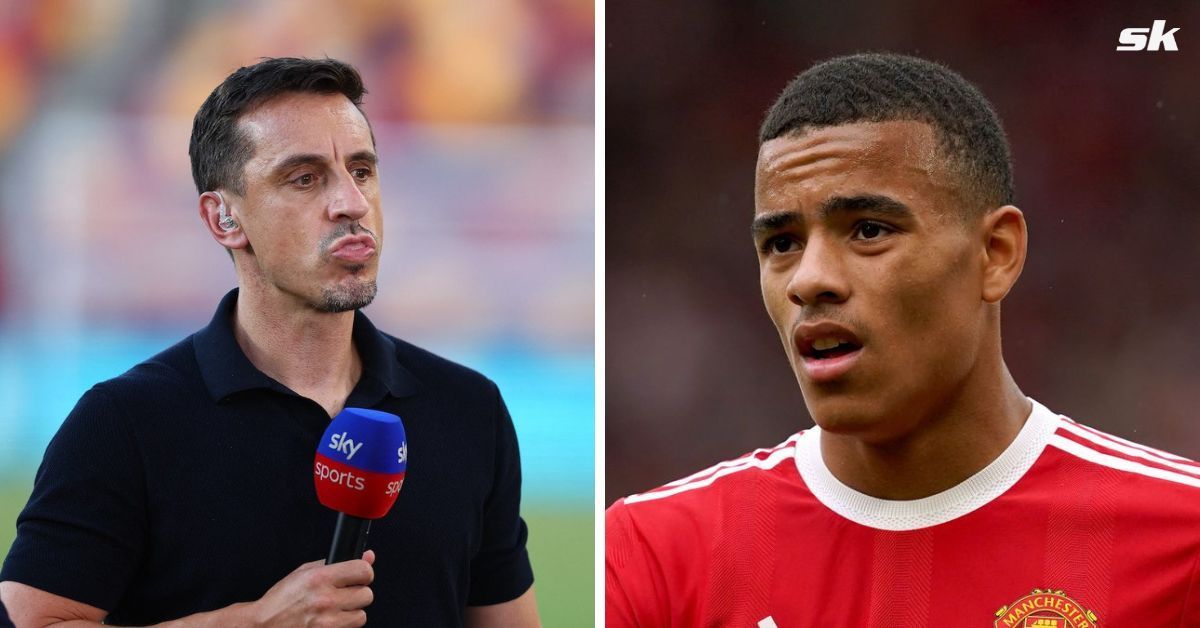 Gary Neville has come under fire in the Mason Greenwood saga