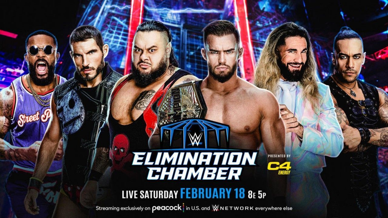 मेंस Elimination Chamber मैच में यूएस चैंपियनशिप डिफेंड की जाएगी