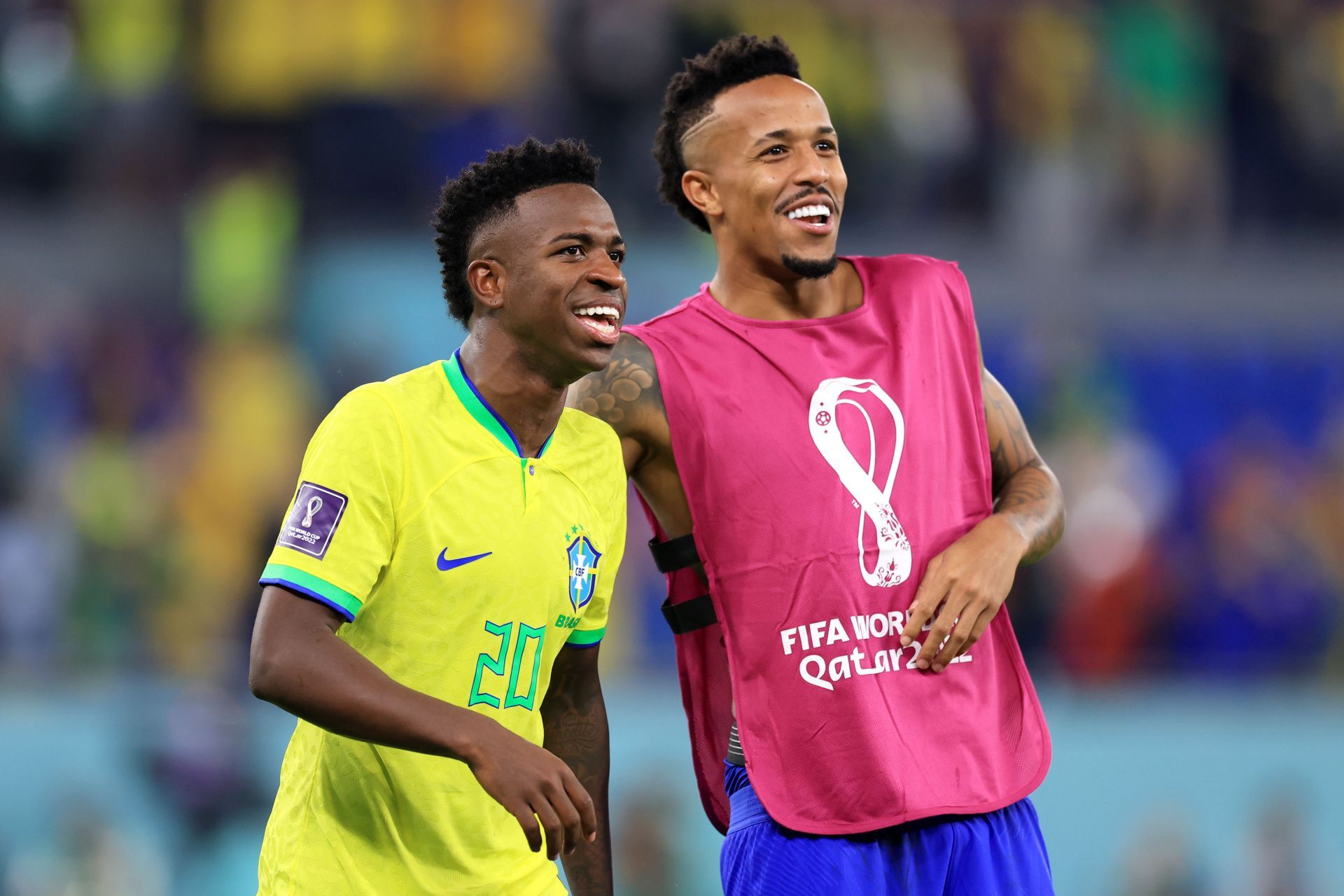 Vinicius Junior and Eder Militao