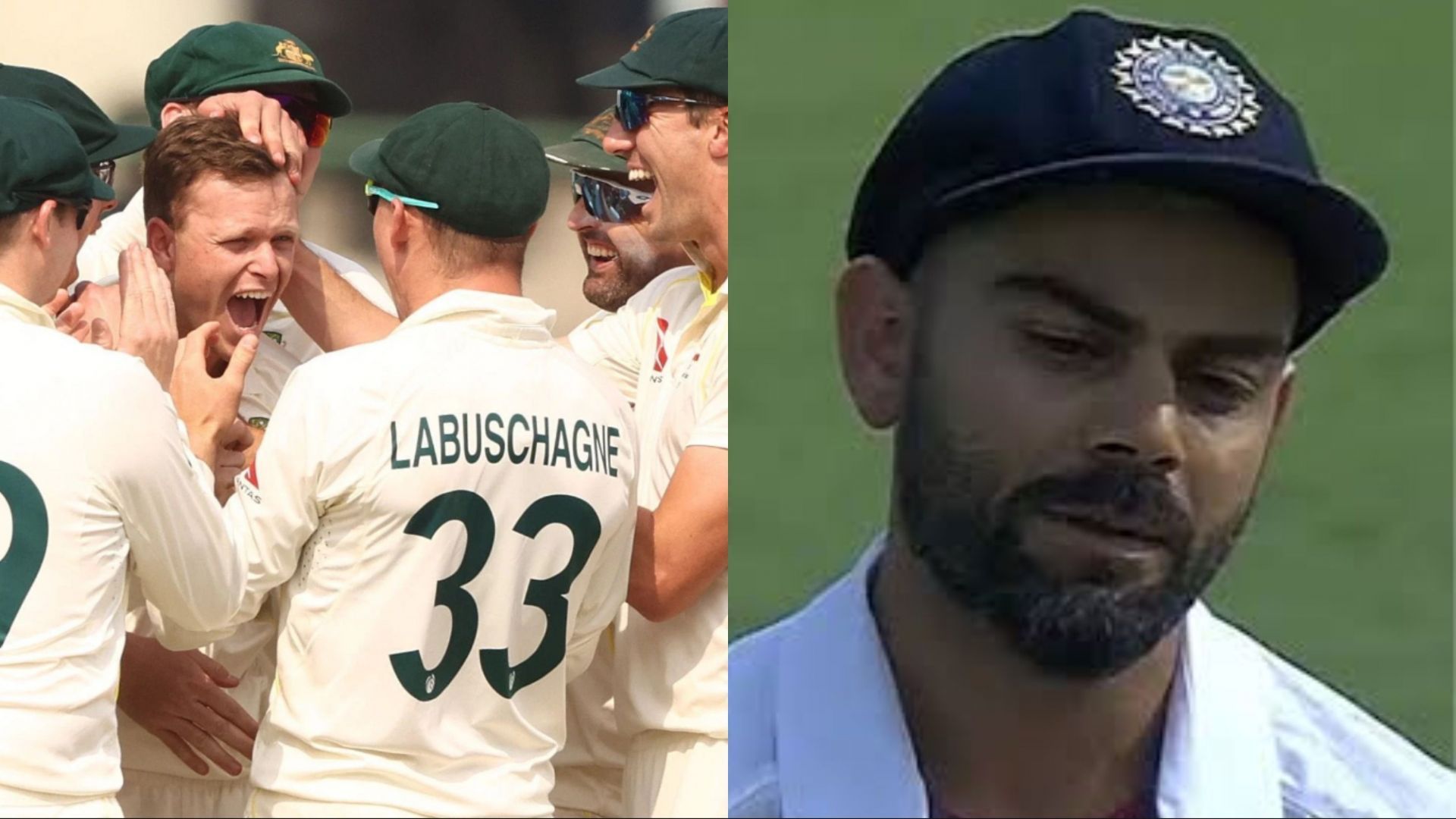 Matthew Kuhnemann dismissed Virat Kohli today