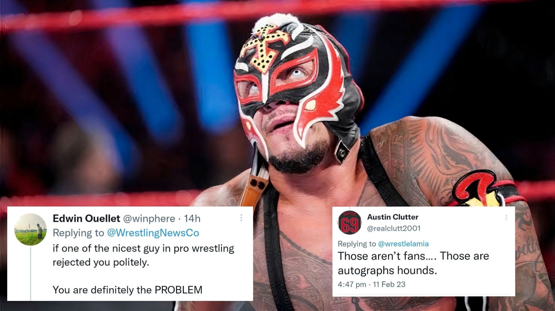 Rey Mysterio is a three time World Champion