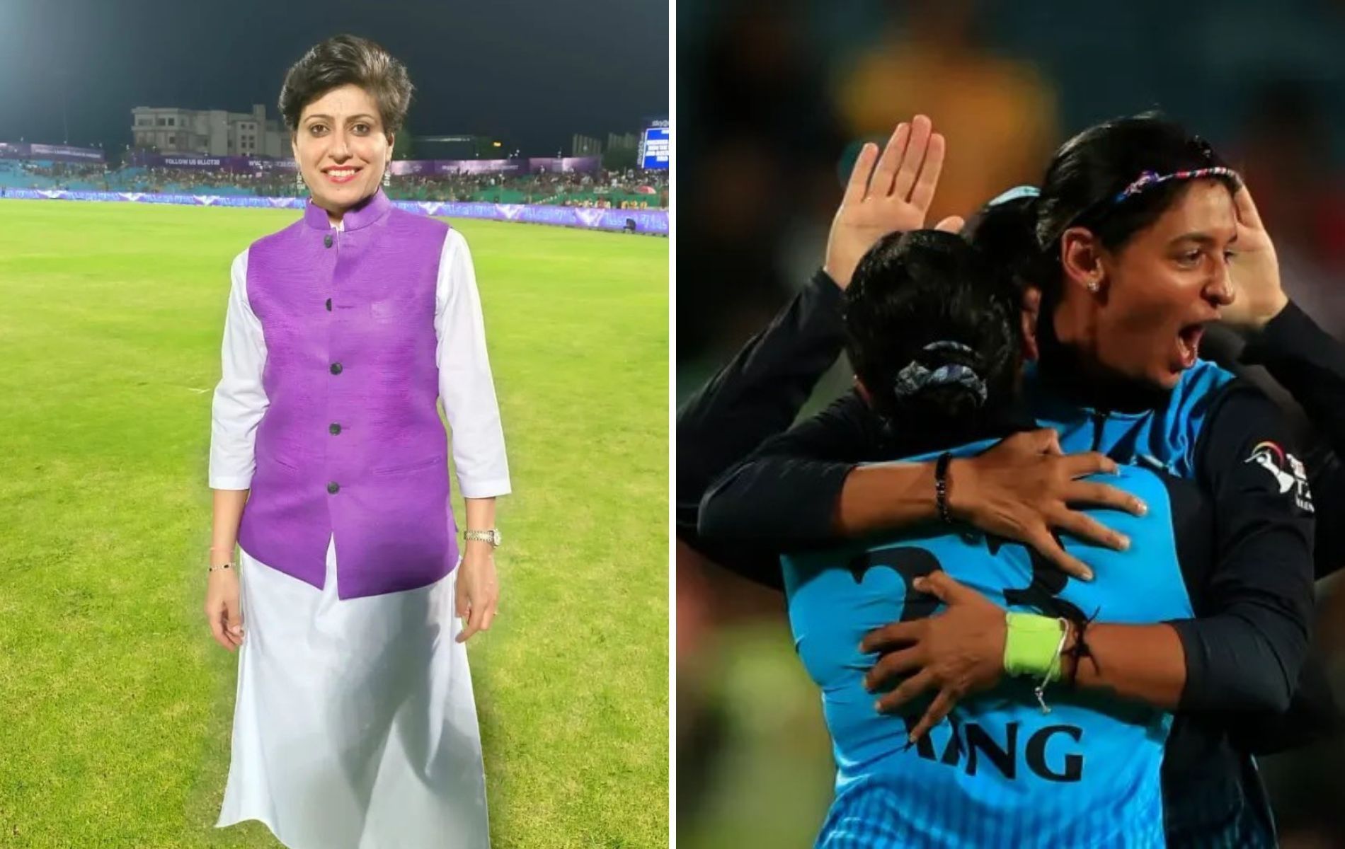 Anjum Chopra (L). (Pics: Instagram/IPLT20.com)