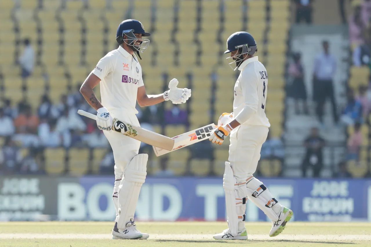 Axar Patel and Ravindra Jadeja strung together a crucial partnership in the Nagpur Test. [P/C: BCCI]