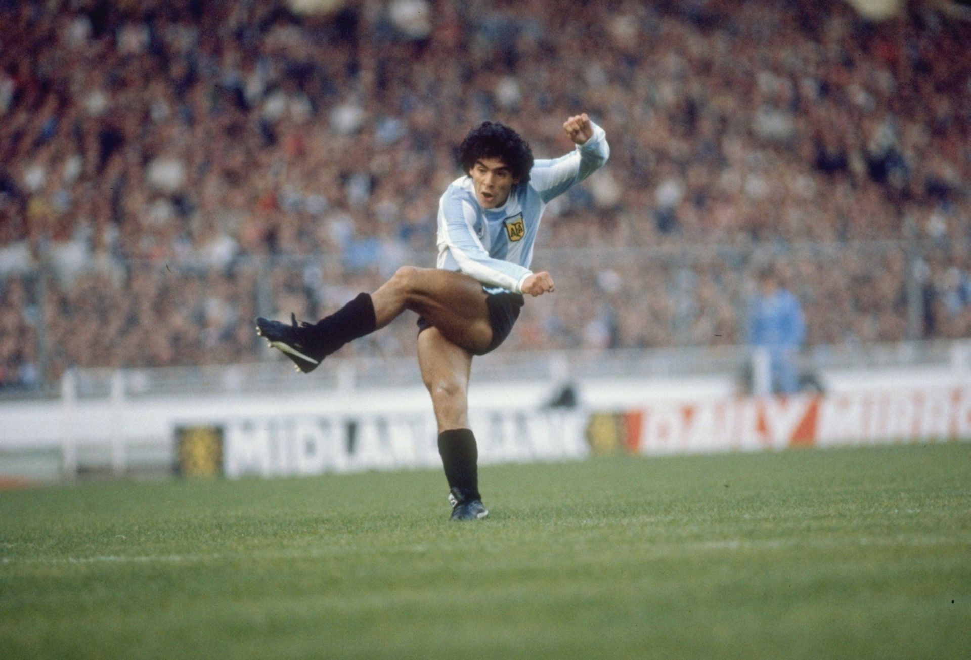 Diego Maradona of Argentina