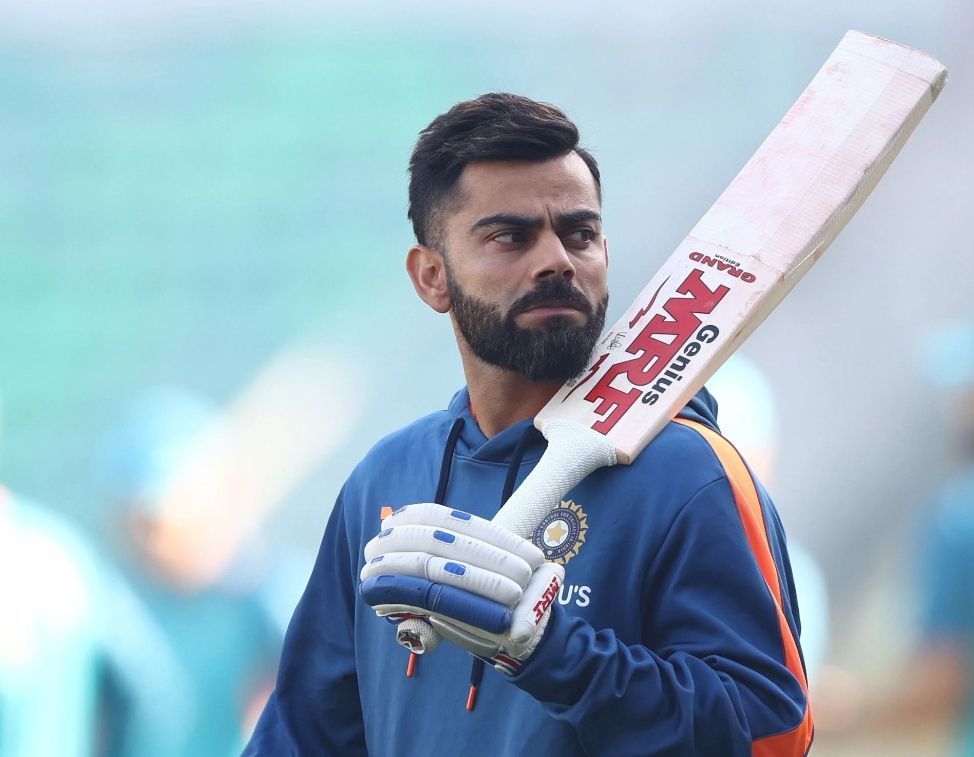 Virat Kohli during training for India [Pic Credit: Getty Images]