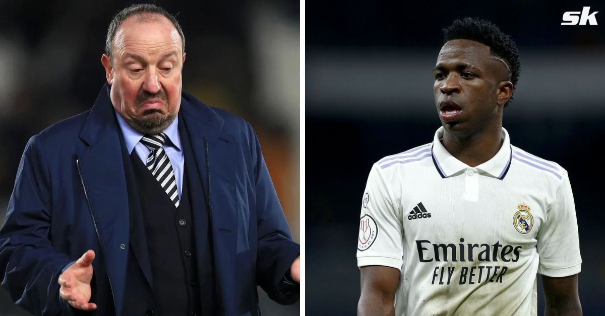 Rafa Benitez and Vinicius Junior