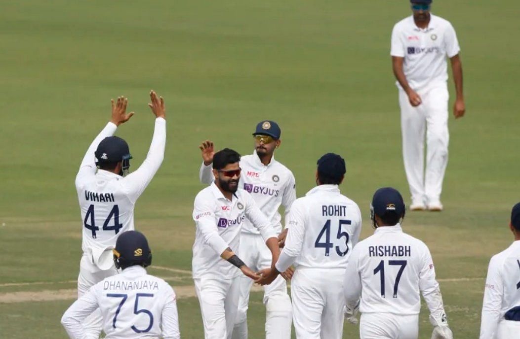 The Indian team during the Test series against Sri Lanka. Pic: BCCI
