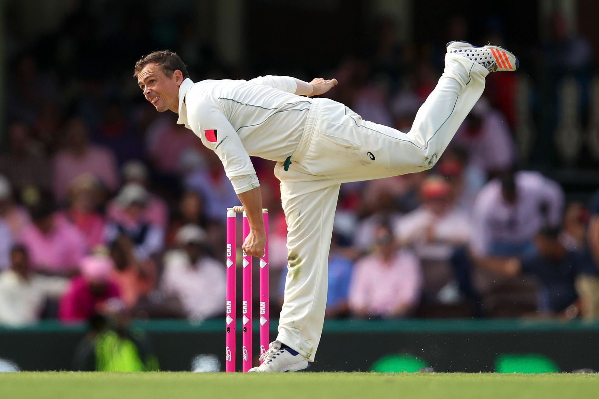 Steve O'Keefe claimed 12 wickets in Australia’s win in the 2017 Ranchi Test. Pic: Getty Images