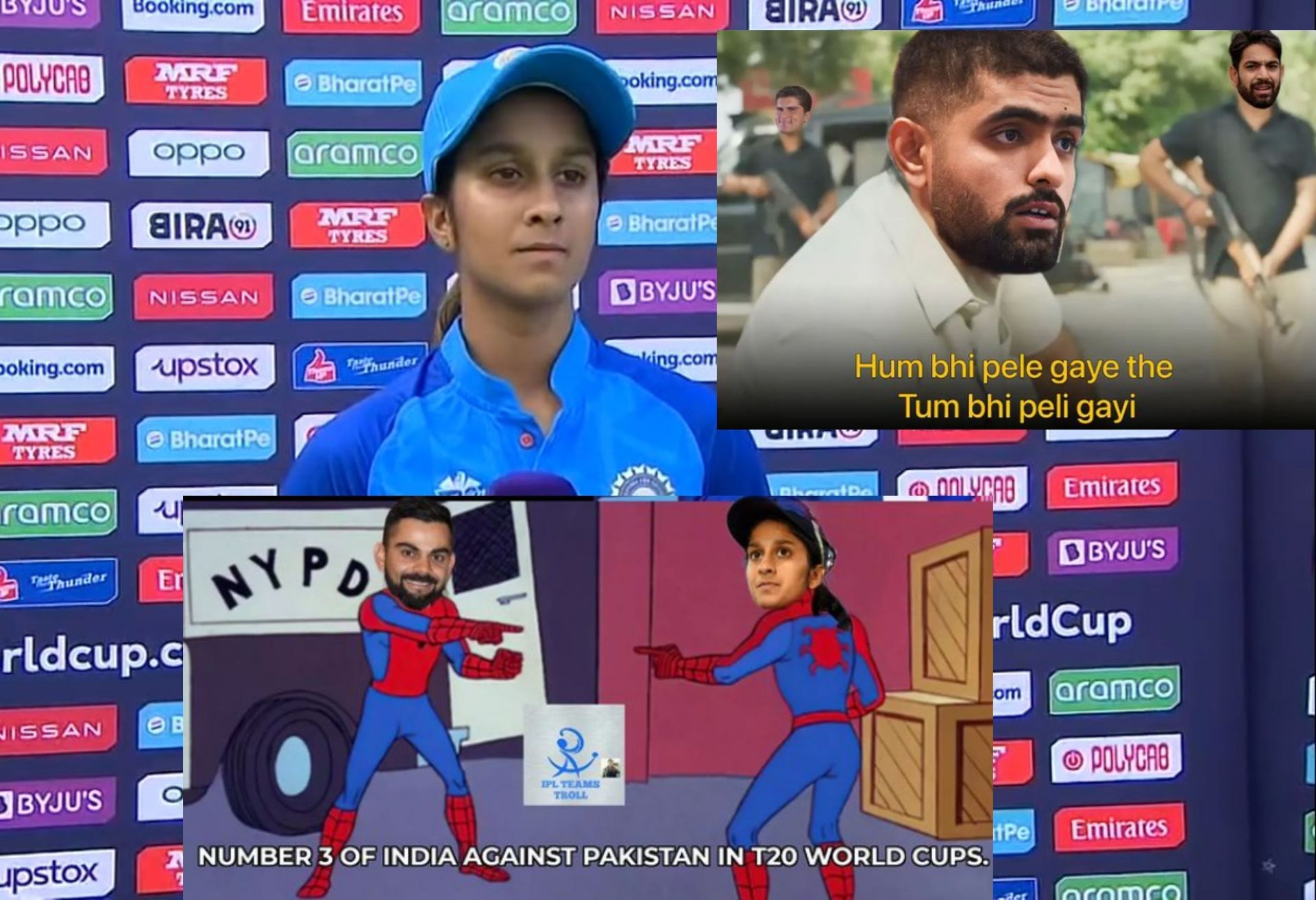 Fans react after India