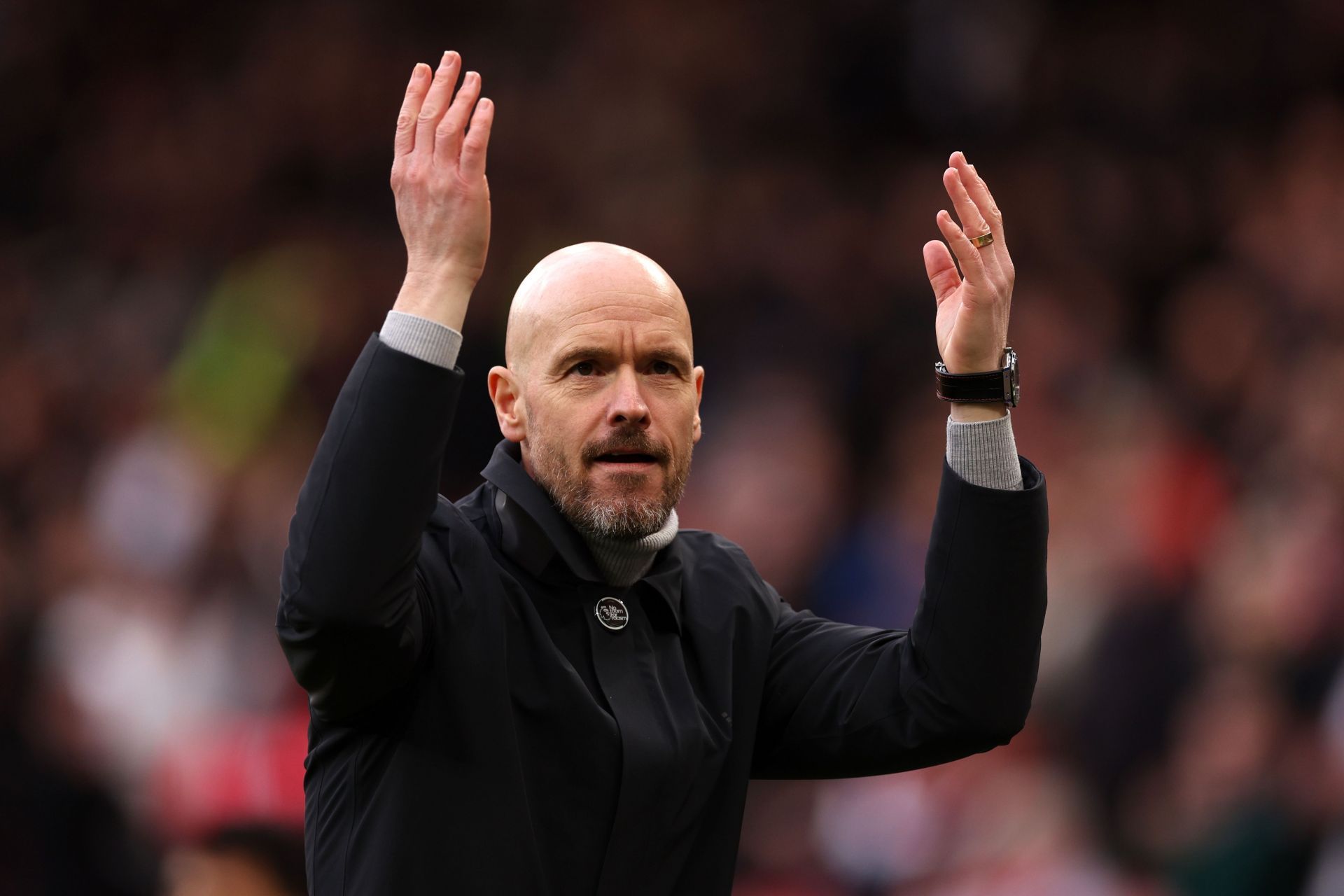 Erik ten Hag hushes talk of a title challenge.