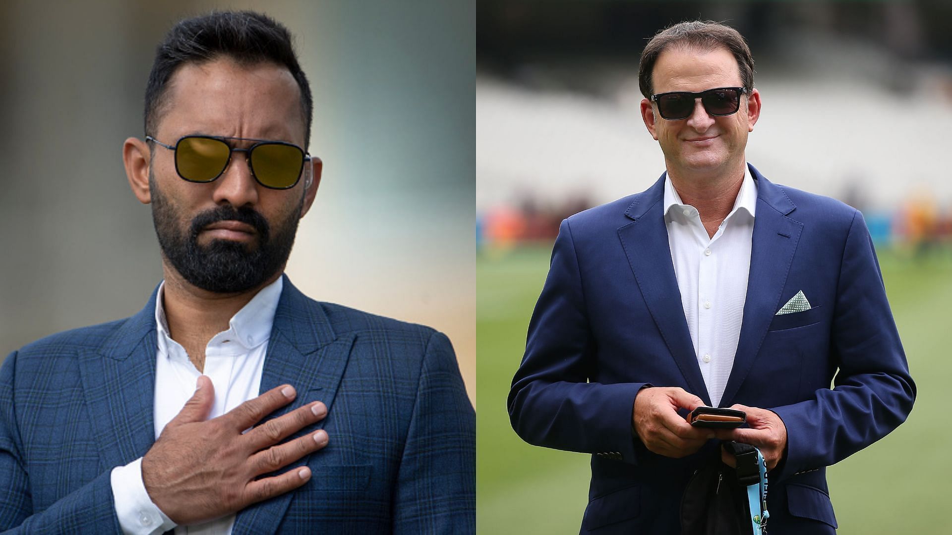 Dinesh Karthik sent a message to Mark Waugh on Twitter 