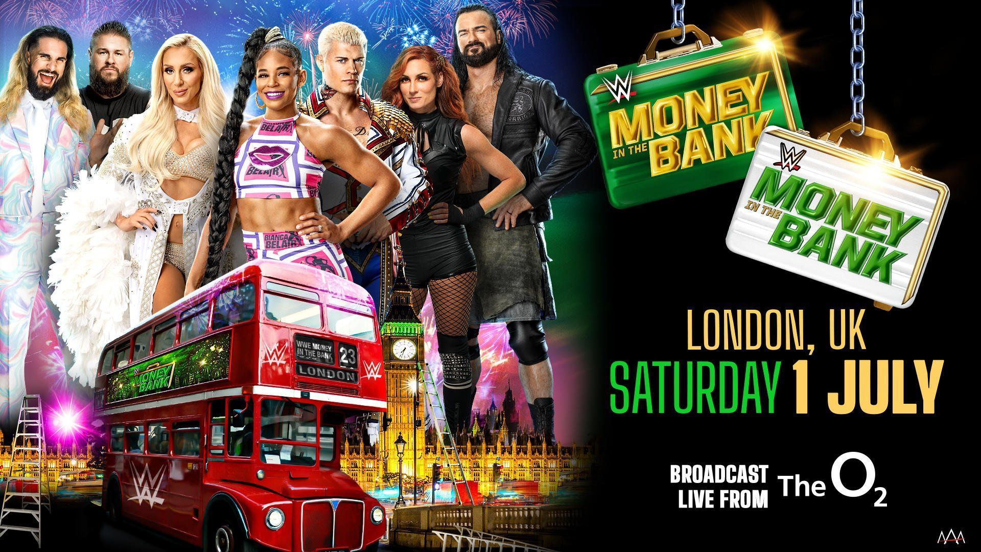 WWE Money in the Bank 2023 official poster