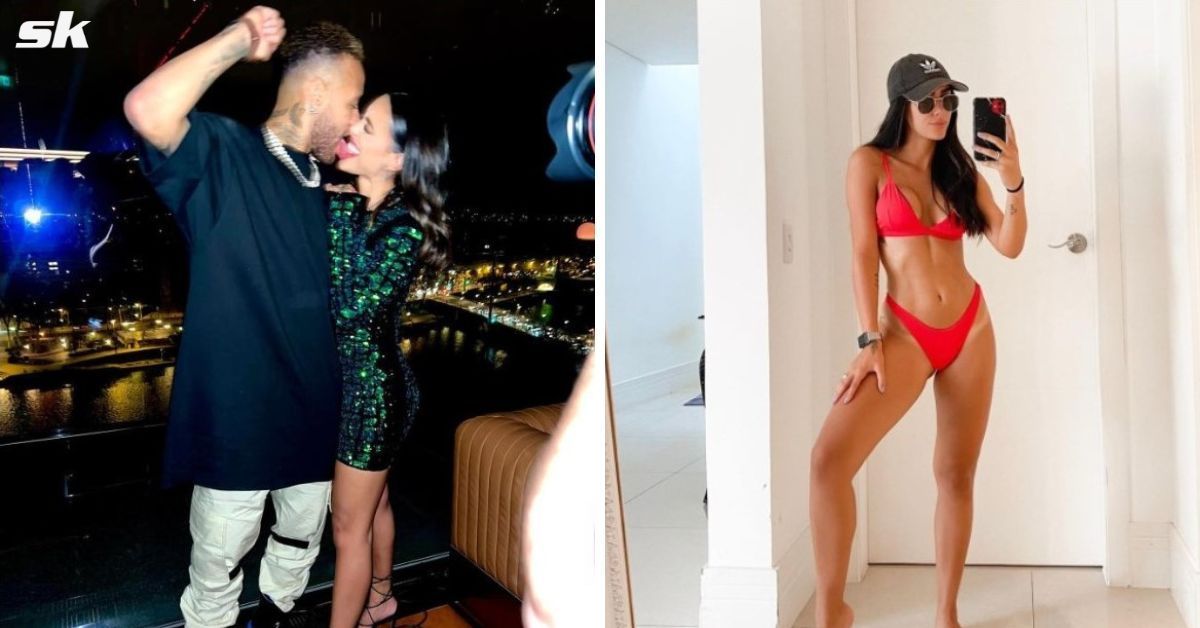 PSG superstar Neymar posed with Bruna Biancardi