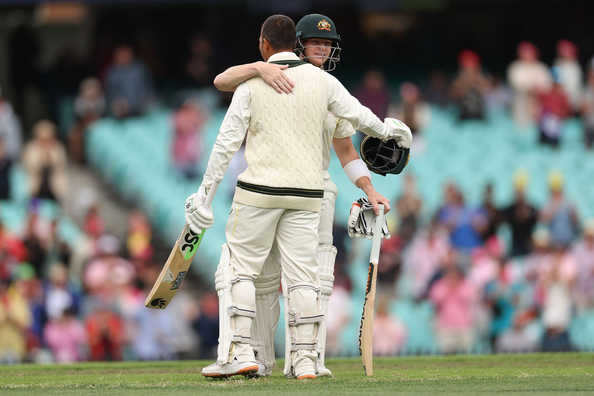 Usman Khawaja and Steve Smith had a prolific home season in Test cricket. (Credits: Getty)