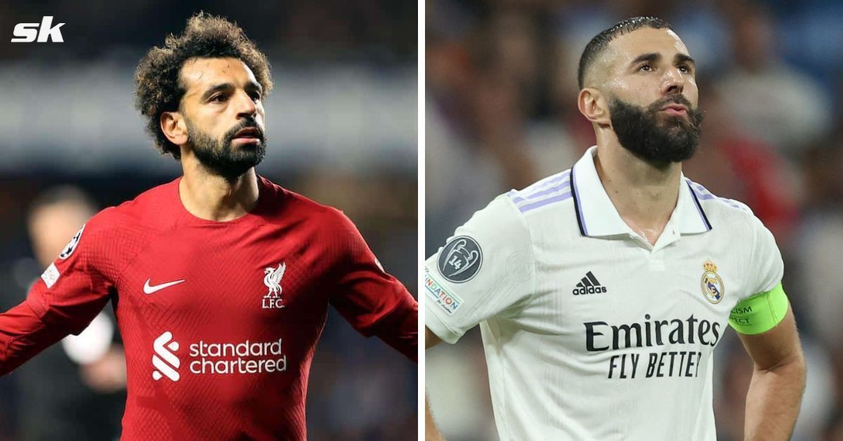 Mohamed Salah (left) and Karim Benzema (right)