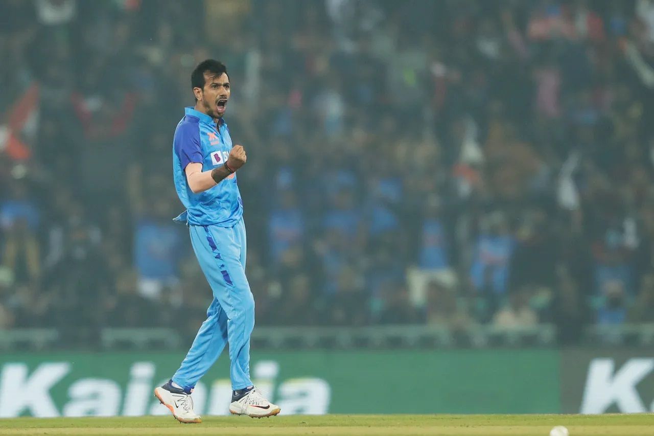 Yuzvendra Chahal bowled just two overs in the second T20I against New Zealand. (P/C: BCCI)
