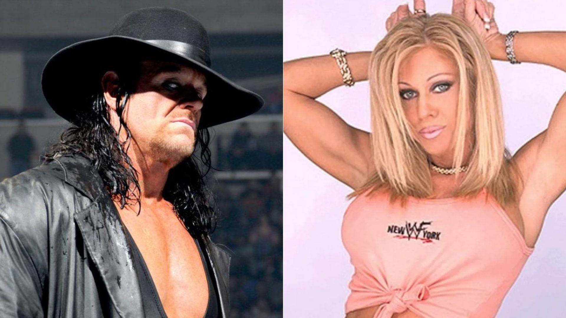 The Undertaker (left); Terri Runnels (right)