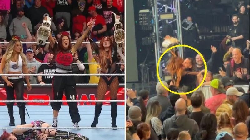 seth rollins hugged becky lynch after raw went off air