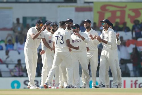 Mohammed Siraj gave India the first breakthrough by dismissing Usman Khawaja. (P/C: BCCI)