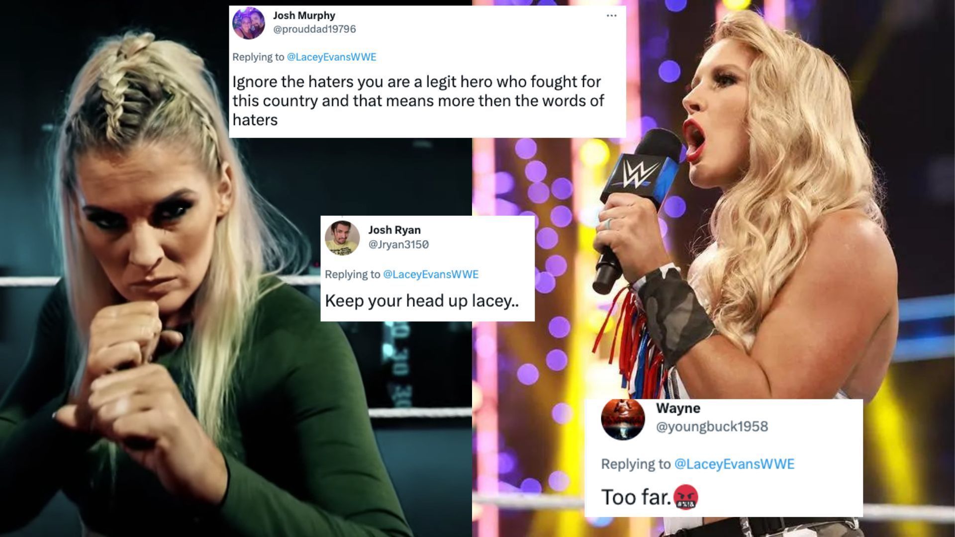 Lacey Evans has had a tough time connecting with the WWE Universe.