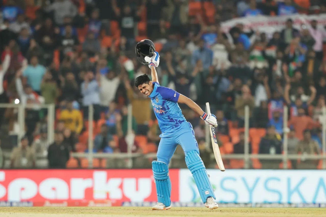 Shubman Gill has almost cemented his place as an opener with his century in the final T20I. [P/C: BCCI]