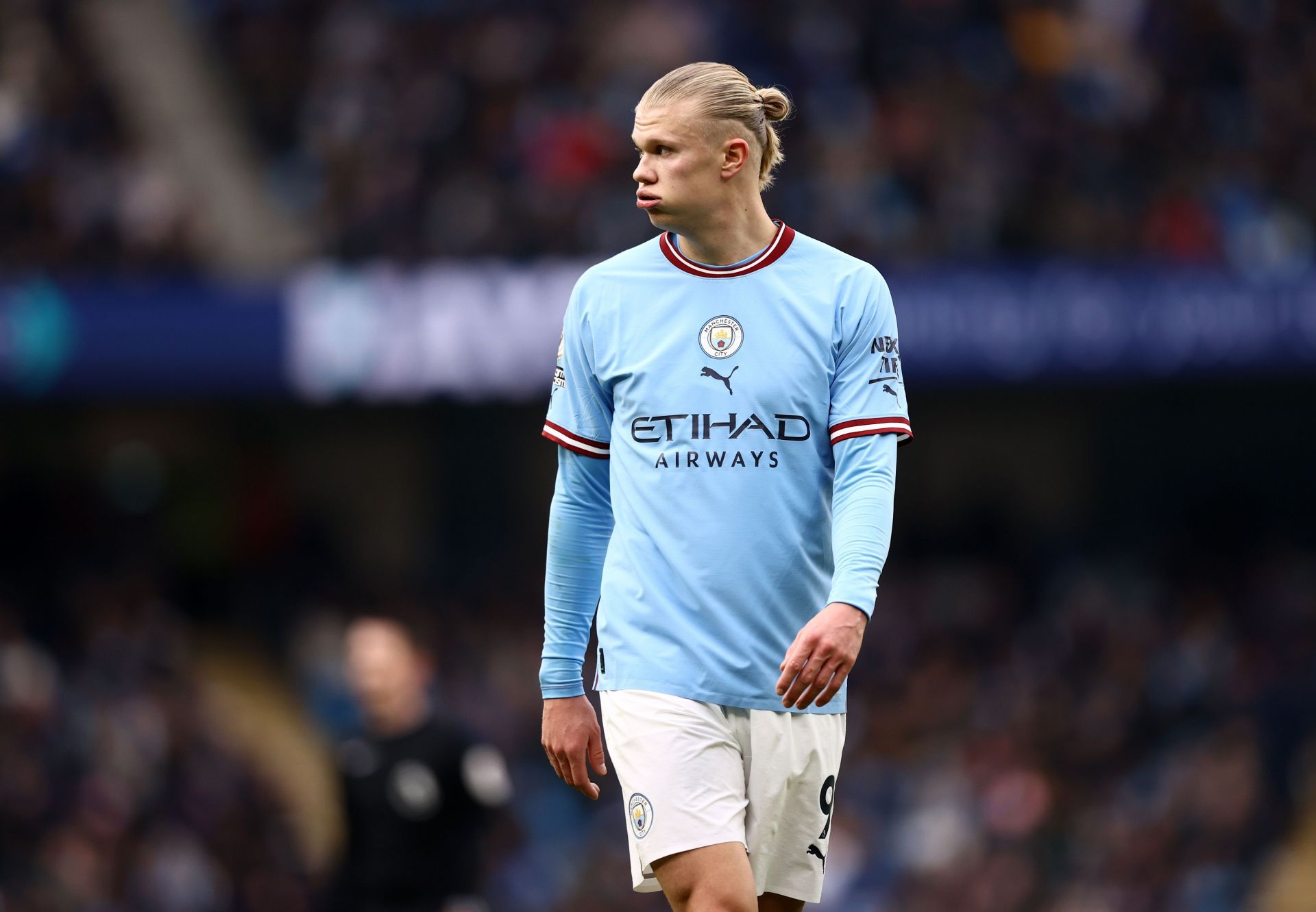 Erling Haaland has scored 31 goals from 27 appearances for Manchester City this season.