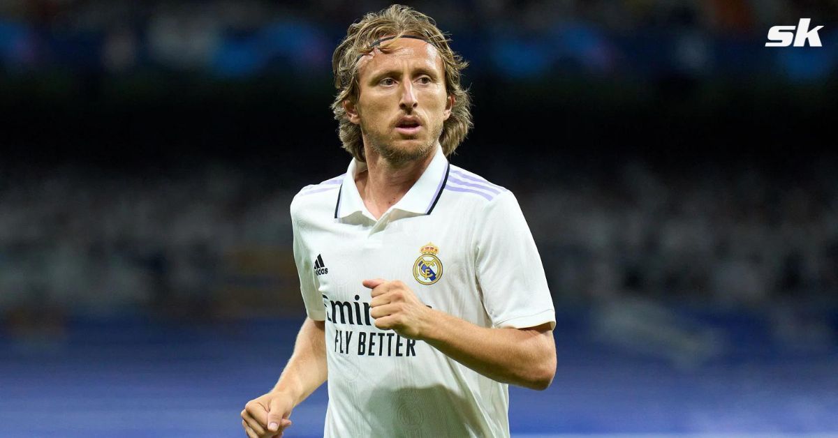 Real Madrid midfielder Luka Modric