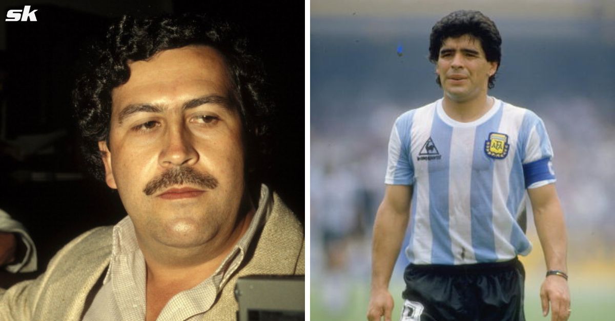 Diego Maradona met Pablo Escobar at La Catedral in Colombia