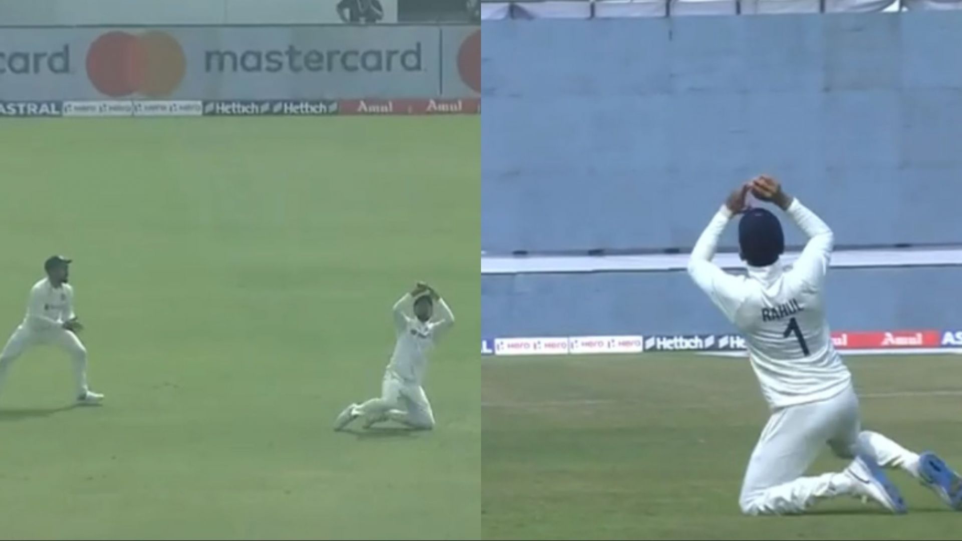 KL Rahul took a great catch in the slips (Image: BCCI)